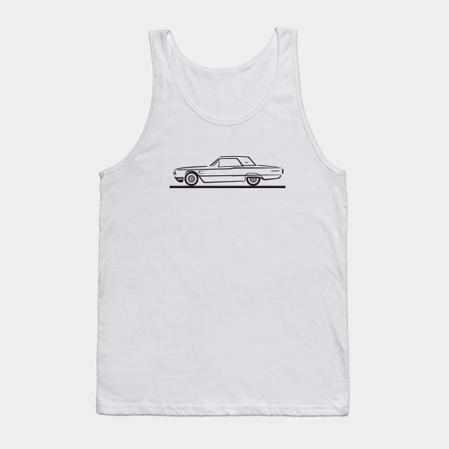 1965 Ford Thunderbird Hard Top Tank Top by PauHanaDesign